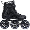 Inline-Skates mit 3 Rädern für Herren und Damen, professionelle Rollschuhe für Damen und Herren, Hochleistungs-Speed-Skates für Erwachsene mit 110 mm Rädern, Schwarz, Herren 6 / Damen 7