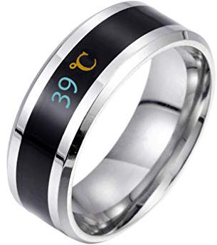 Dkings Ring Herren Damen Temperatur Ringe Freundschaftsring Lifestyle Ring Stimmungsring Men Fashion Schmuck
