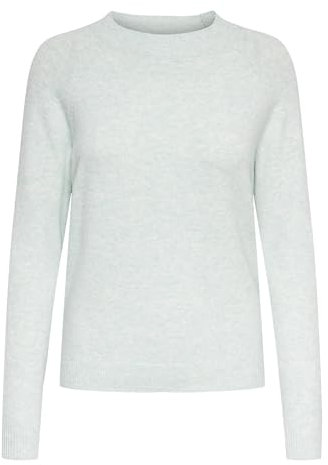 ONLY Damen Pullover Strickpullover ONLRICA Life 15204279,Mist Green/Detail:Melange,M