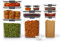 Rubbermaid Brilliance Pantry Vorratsbehälter, transparent, luftdicht, für Lebensmittel und Speisekammer, 10-teilig