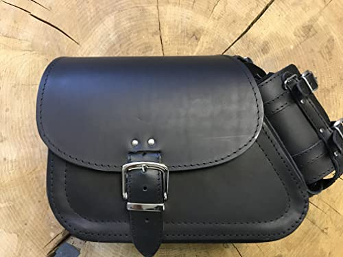 ORLETANOS Seitentasche Sporty Clean schwarz kompatibel mit Harley Davidson Sportster Forty-Eight Super Low Roadster XL Custom Biker Packtasche Koffer Chopper