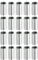 sourcing map Round Coupling Nut, M4x0.7mm Female Thread 10mm Threaded Round Sleeve Connector Rod Bar Stud Tube Nut Hardware Fastener, Silver Pack of 20
