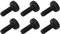 6 Stück Tremolo-Steg-Saiten-Feststellschraube, 3 Farben, Metall-Tremolo-Steg-Feinstimmschrauben (Schwarz)