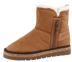 Tom Tailor Damen 6390320005 Stiefelette, Camel, 39 EU