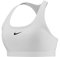 Nike DX6821-100 W NK SWSH MED SPT Bra Sports Bra Damen White/Stone Mauve/Black Größe XS