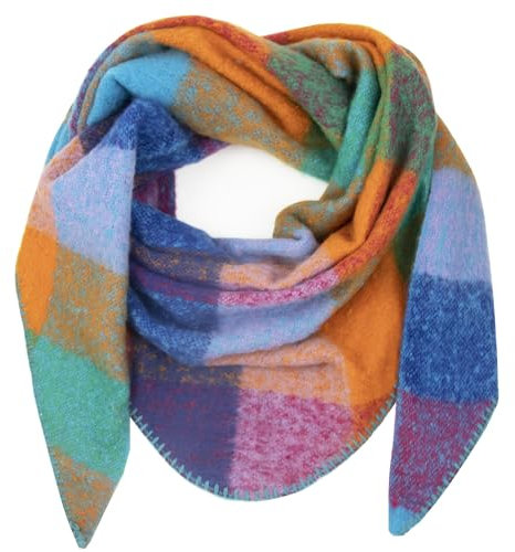 Gloop Damen Schal XXL Strick Dreieck Schal Halstuch Dreieckstuch kuschelig flauschig ohne Kratze an Haut 200×140 CM