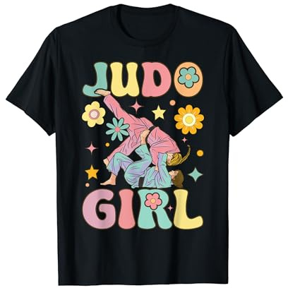 Judo Girl Groovy Arts Martiaux Fille T-Shirt