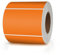 Meitaat Orange Rechteckig Aufkleber 76 x 50MM Farbkodierung Selbstklebend Etiketten Umzug Rolle Ablösbar 500 Stück