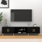 Générique Meuble TV Noir 180x31,5x40 cm Bois d'ingénierie,Meubles TV-816257