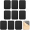 UFURMATE 10 placas de reparación de hierro para cerradura de puerta, placas de reparación de cerradura de puerta, placas decorativas de reparación de cerradura de puerta (55 x 75 mm)