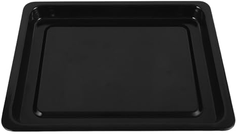 ABOOFAN Emaille-Backform Schwarze Emailleware Bräter Längliche Kuchenform Lasagne-Pfanne Emaillierte Stahl-Backform Rechteckiges Serviertablett Lebensmittelbehälter