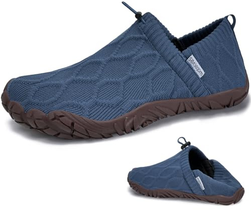 WateLves Barefoot Water Shoes Women Men Minimalist Comfortable Walking Shoes Beach Outdoor Running Sneakers Malad Blue, EU 46
