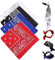 Set of 4 Bandanas, Kopftuch Herren Damen, Paisley Bandana, Headscarf, kopfbedeckung for Men and Women 55 X 55cm