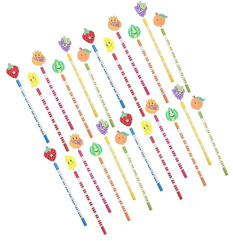 HOODANCOS Kinder-schreibstifte-set 24-teilig Hb-holzstifte Mit Cartoon-design Für Kinderbelohnungen