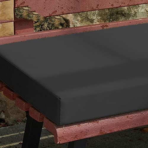 Sitzkissen für Gartenmöbel, wasserdichte Polyester-Schale mit 5 cm Schaumstofffüllung, passend für 2- und 4-Sitzer, für den Innen- und Außenbereich
