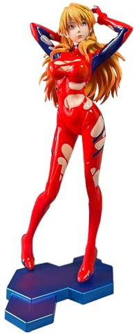 Ayanami Rei Figur Asuka Langley Soryu Anime Figur Statue Actionfigur 30 cm Stehposition Große Dekoration Modell Skulptur Anime Desktop Ornament Sammlung Geschenk