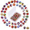 Reißzwecken Pins 100 Stück Nationale Flagge Reißnagel Land Karte Reißnägel Kreative Push Pins für Bulletin Board, Karte, Büro