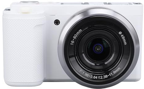 64MP Mirrorless Camera with 5x Optical Zoom, 15x Hybrid Zoom, Intelligent Focusing, White Balance, High Definition Display, Macro, 5K Video Recording for Photography
