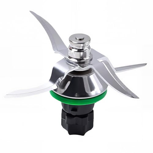 Messer für Vorwerk Thermomix TM5 und TM6, Spalivivre Edelstahl Ersatzmesser mit Dichtring, Mixmesser Ersatz Zubehör passend für Thermomix TM5,TM6