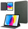 DayQiQiPu Funda para ZTE Nubia RedMagic Gaming Pad Pro 10.9 Pulgadas Ultra Delgada Retro Crazy Horse en Cuero PU contra con Soporte Plegable Minimalista Clásica Cubierta, Verde Oscuro