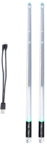 LED Drumstick USB wiederaufladbar 15 Farbwechseln Sie Leuchte -Drum -Sticks mit Schalter für die Bühnenleistung