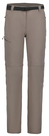 Icepeak Blocton Damen Outdoor Hose mit abnehmbarem Gürtel elastisch, wasserabweisend & funktional. Für Wandern, Trekking & Alltag.