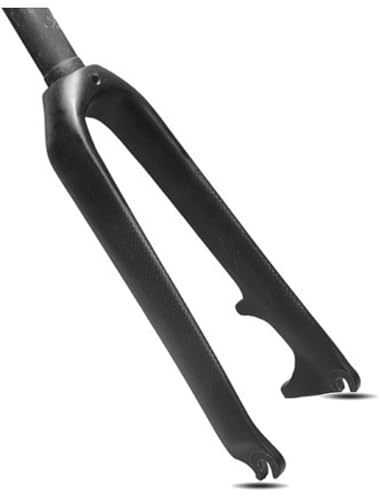 FKXSXAZ Forcella Rigida in Fibra di Carbonio 20 per BMX, Forcella 451 con Tubo Dritto da 1-1/8, Freno a Disco, sgancio rapido 9 * 100 mm.