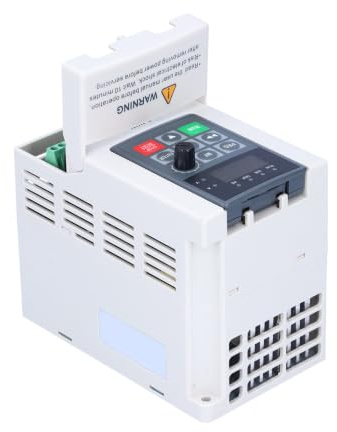 Naroote Variateur de Fréquence monophasé VFD 220 V avec Contrôle PAM Sortie Efficace pour Le Fonctionnement de la Bande Transporteuse Fabriqué en ABS de Haute qualité 0,75 KW (1,5 KW)