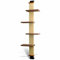 Smart Cat 4 Level Wooden Cat Door Climber - with Natural Sisal Post - Perfect Place for your Kittens to Scratch, Play, Sleep, and Exercise