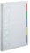 Kokuyo Campus Slide Binder with 5 Tab Dividers, Slim Type, A4, 30 Holes, Up to 65 Sheets, Transparent, Japan Import (RU-P173NT)