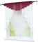Joyswahl Kleinfenster Scheibengardine Voile Bistrogardine »Gerda« mit Tunnelzug Transparente Gardine Stores BxH 100x100cm Winerot 1er Pack