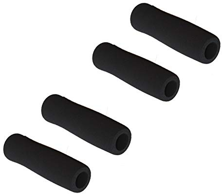 PEPE Mobility Puños Bicicleta de Espuma (x4 uds), Mangos Bici Empuñaduras, Andador, Patinete, Tubo 22 mm, Curva Lateral, Ergonomicas