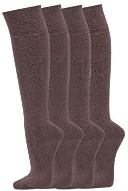 TippTexx 24 3 Paar Kniestrümpfe mit Garantie. Schadstofffrei nach Ökotex100, Damen und Herren