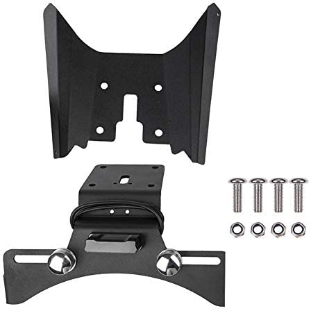 Motorrad Schwarz Kennzeichenhalter Tidy Fender Eliminator Halterung mit LED Rücklicht für Duke 390 Duke390 2017 2018 2019 2020 2021 2022 2023 Motorrad Zubehörteile