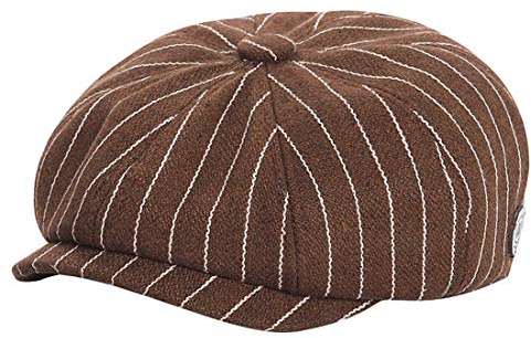 Yixda Baby Kids Schirmmütze Kinder Schiebermütze Newsboy Barett Cap (New Coffee, 1-4 Jahre)