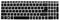 N/A for Acer E5-573 Notebook Laptop Keyboard Protector Skin Film Black Cover