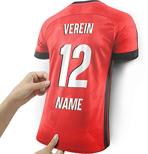 Elbeffekt Trikotlampe für Freiburg Fans aus Holz - personalisierbares Geschenk - schenke dein individuellen Freiburg Fanartikel aus Echtholz