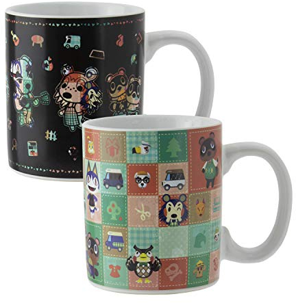 Paladone Animal Crossing Tasse mit Wärmewechsel, offizielles Lizenzprodukt, Keramik, 1 Stück (1er Pack)