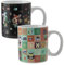 Paladone Taza de cerámica con diseño de cruces de animales con cambio de calor