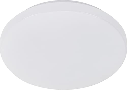 Telefunken - LED Deckenleuchte mit Bewegungssensor, Deckenlampe mit Tageslichtsensor, neutralweiße Lichtfarbe, 12 Watt, 1.200 Lumen, Weiß, Ø 29cm, 601506TF