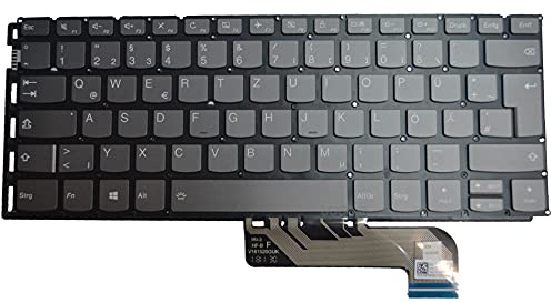 Bucom Tastatur kompatibel mit Lenovo Yoga S730-13IWL S730-13IML 5CB0S95072 FR 5CB0S95089_SN20R38981 C1