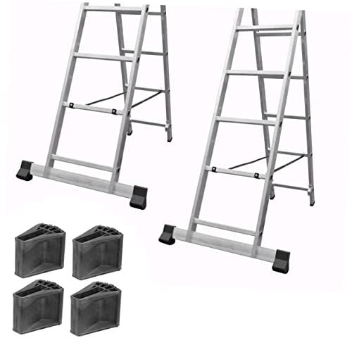 Hemobllo Folding Ladder Feet Covers- Versatile Ladder Leg Covers Non- Slip Ladder Foot Pads Ladder Feet Protector Extension Ladder Parts 4PCS