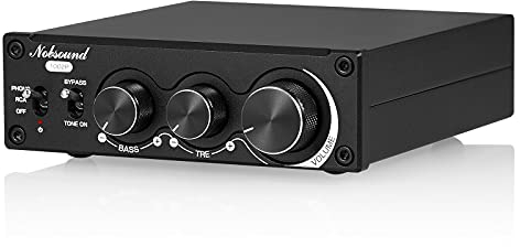 Nobsound 1002P Digitaler Mini-Stereo-Leistungsverstärker für Plattenspieler MM Phono/Power Amp