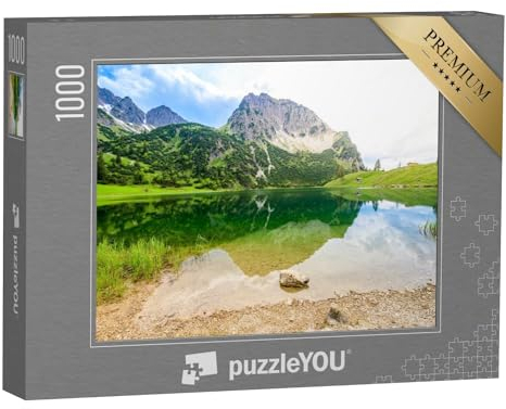 puzzleYOU: Puzzle 1000 Teile „Gaisalpsee und Rubihorns bei Oberstdorf, Deutschland“ – aus der Puzzle-Kollektion Allgäu