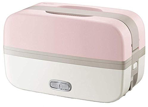 FZYE Fiambrera eléctrica, Calentador Multifuncional portátil de Doble Capa para Alimentos, Calentador de Almuerzo, Mini Olla de Vapor para arroz, para niños Adultos Disponibles, loncher