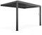 Oviala Pergola bioclimática respaldada Aluminio 3 x 4 x 2.5 m