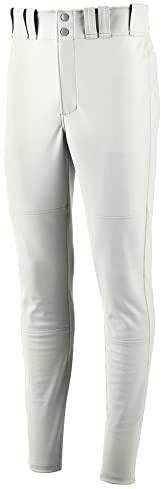 Mizuno Men's Premier Pro Tapered Baseball Pant, White, Large