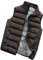 Doudoune sans Manche Homme Zippé Travail Blouson Chauffant Homme Pulls, Gilets et Sweats Homme Manteaux Veste Coupe Vent Hiver Chaude Legere Chasse Marque Pas Cher Automne Halloween Café 5XL