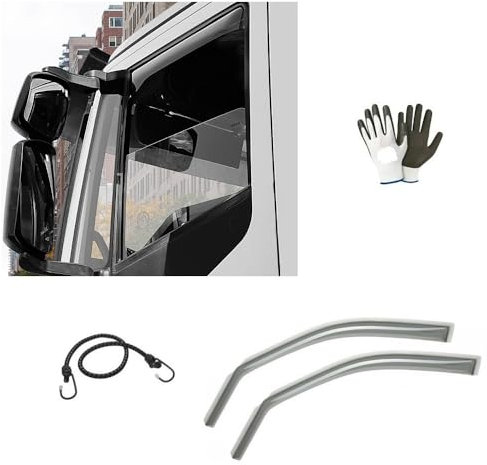 KOMPATIBEL MIT Mercedes ACTROS Jahr 1998 al 2011 15.016M WINDABWEISER FÜR GLASFENSTER Farad-Set AUS 2 LUFTABWEISER FÜR Regen- UND Wind-LKW-Vans-LKW