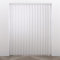 Lamellenvorhang/Vertikaljalousie - Easy Fiber - 89mm - Lichtdurchlässig - Weiß - 40 x 260-5 lamellen